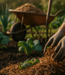 Enrichir sa Terre avec le BRF Bois Raméal Fragmenté (BRF) en paillage au potager en permaculture