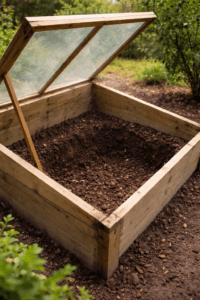 Châssis pour faire une couche chaude