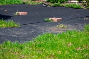 Démarrer un potager en posant une bâche sur le sol
