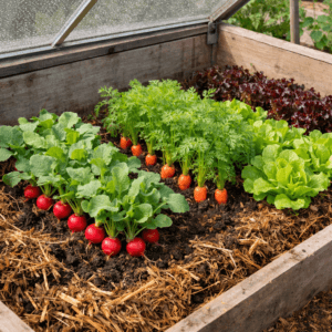 Cultures de primeurs sur couche chaude