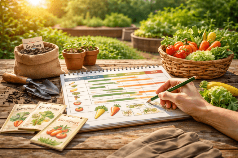 Planification cultures - Quand semer, planter et récolter les légumes ?