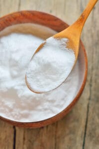 Bicarbonate de soude : traitement préventif mildiou.