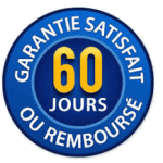 Garantie Satisfait ou remboursé 60 jours