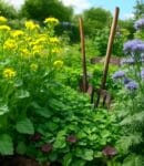 Fauchage et valorisation des engrais verts au potager bio