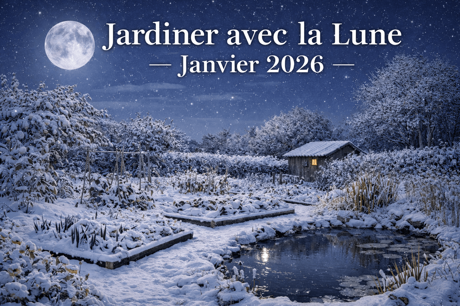 Calendrier lunaire janvier 2026  Jardiner avec la Lune
