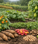 Cultures exotiques au potager bio : physalis, yacon, arachide, oca du Pérou et chayote