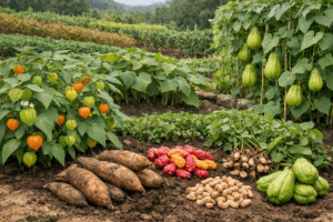 Cultures exotiques au potager bio : physalis, yacon, arachide, oca du Pérou et chayote