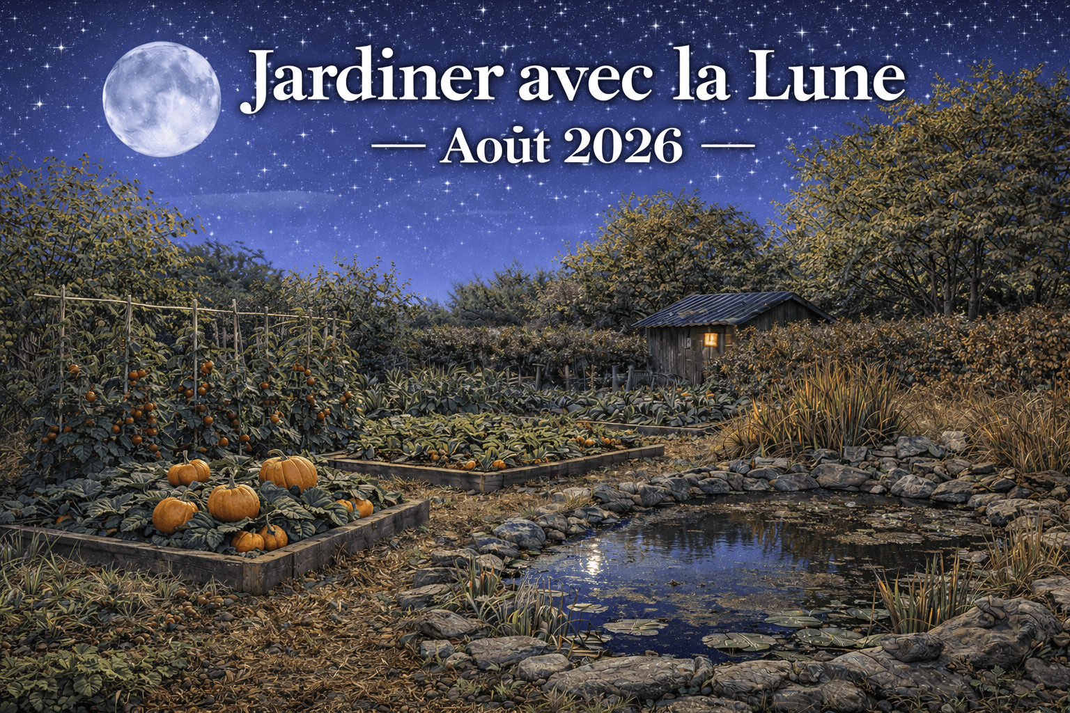 Calendrier lunaire des cultures août 2026